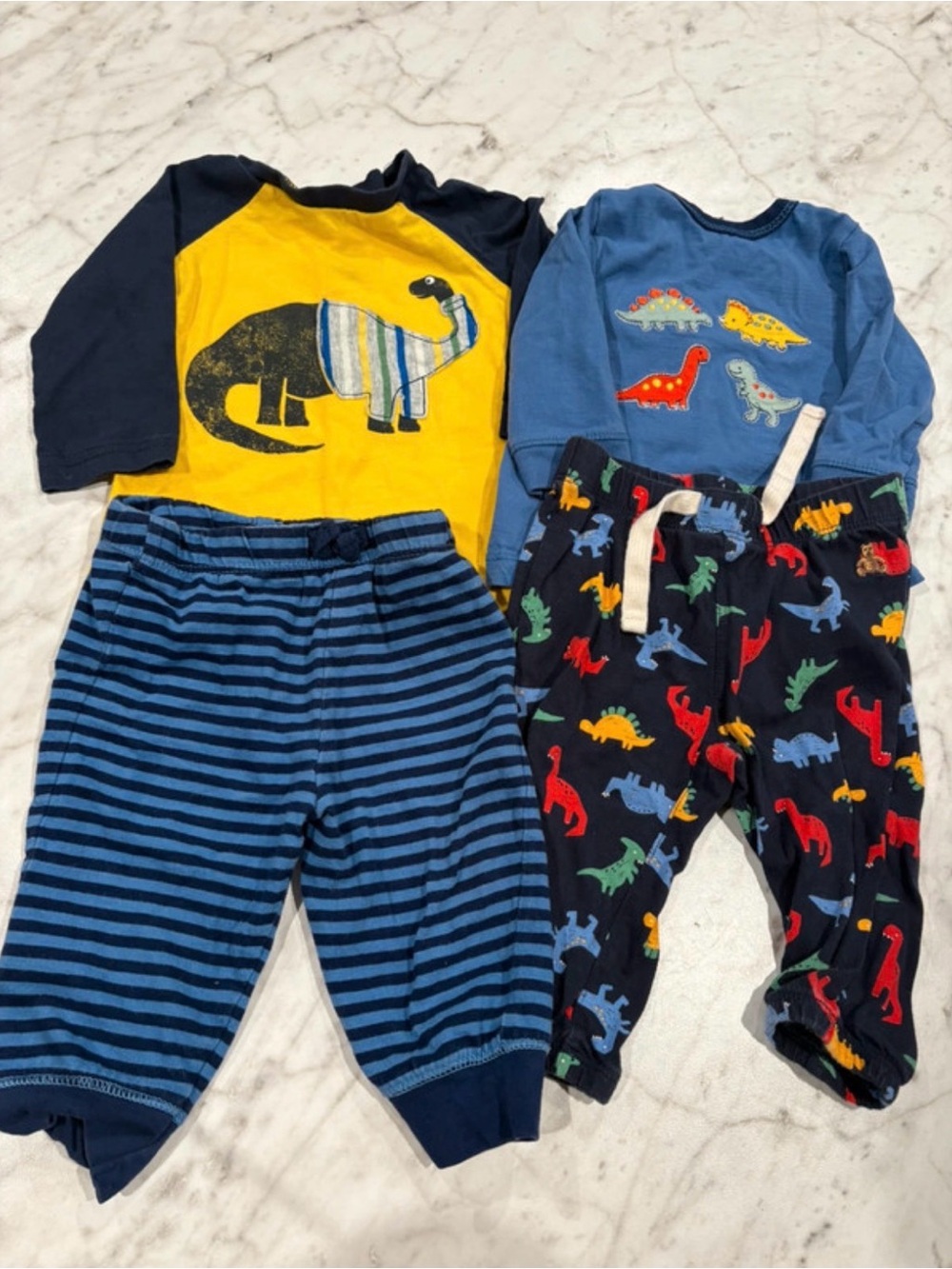 Gap, Little Me & First Impressions Long Sleeve Dinosaur Outfit Set- 3-6m